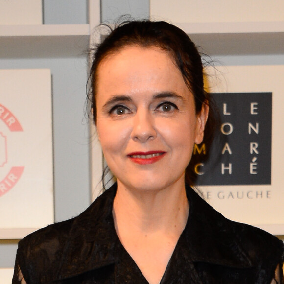 Amélie Nothomb à la Soirée d'inauguration de l'exposition PARIS! au Bon Marché à Paris le 7 septembre 2016.