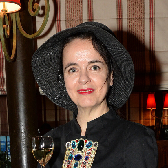 Amélie Nothomb lors du Prix de la Closerie des Lilas 2015 à Paris, le 8 avril 2015.