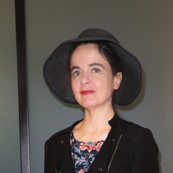 Amélie Nothomb à l' Exposition "Japan Rive Gauche" au Bon Marché à Paris le 2 septembre 2014.