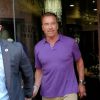 Arnold Schwarzenegger fait du shopping dans les rues de Beverly Hills, le 25 août 2016