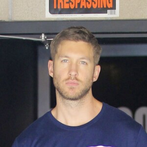 Calvin Harris sort d'une salle de sport à Los Angeles, le 10 août 2016.