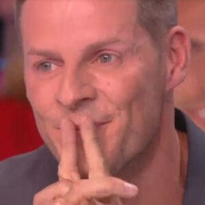 Matthieu Delormeau ému aux larmes dans "Touche pas à mon poste", mardi 20 septembre 2016, sur C8