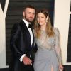 Justin Timberlake et sa femme Jessica Biel - People à la soirée "Vanity Fair Oscar Party" après la 88ème cérémonie des Oscars à Hollywood, le 28 février 2016.