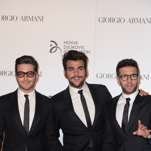 Il Volo au gala de charité de la fondation Novak Djokovic (sponsorisé par Giorgio Armani) au château des Sforza à Milan, Italie, le 20 septembre 2016
