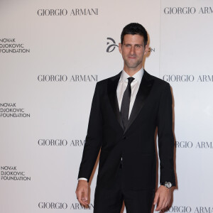 Novak Djokovic au gala de charité de la fondation Novak Djokovic (sponsorisé par Giorgio Armani) au château des Sforza à Milan, Italie, le 20 septembre 2016