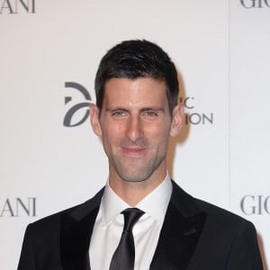 Novak Djokovic au gala de charité de la fondation Novak Djokovic (sponsorisé par Giorgio Armani) au château des Sforza à Milan, Italie, le 20 septembre 2016