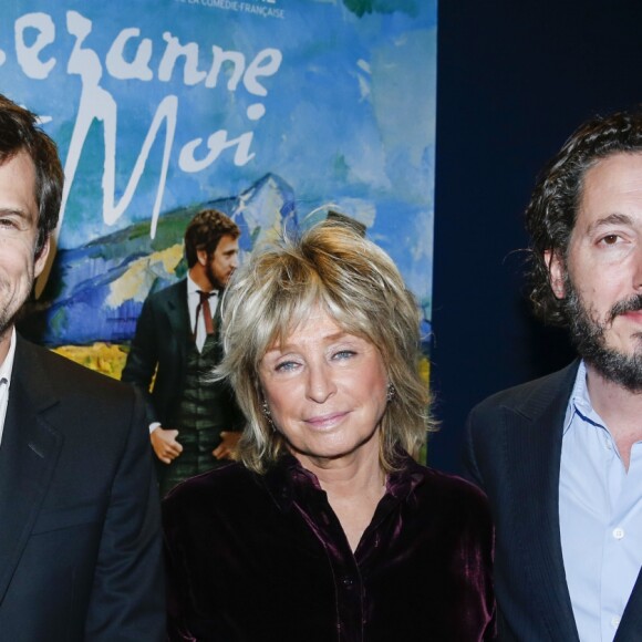 Guillaume Canet, Danièle Thompson et Guillaume Gallienne - Avant Première du film "Cézanne et moi" pour la Fondation Pompidou au cinéma UGC Normandie à Paris le 20 septembre 2016. © Olivier Borde/Bestimage