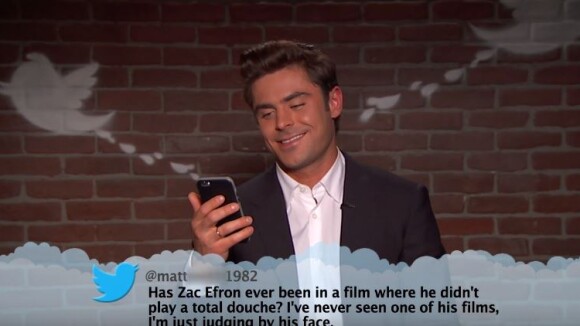 Zac Efron - Mean Tweets, septembre 2016