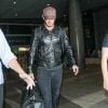 David Beckham arrive à l'aéroport Lax de Los Angeles le 24 juillet 2016.