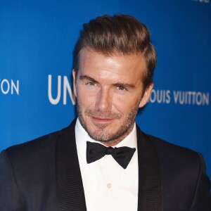 David Beckham à la 6ème soirée de gala biannuel UNICEF Ball 2016, en partenariat avec Louis Vuitton, à l'hôtel Beverly Wilshire Four Seasons à Beverly Hills, le 12 janvier 2016.