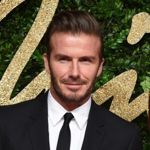 David Beckham et sa femme Victoria Beckham au British Fashion Awards 2015 à Londres, le 23 novembre 2015