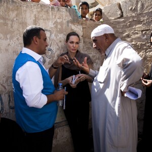 Angelina Jolie en Irak le 16 septembre 2012.