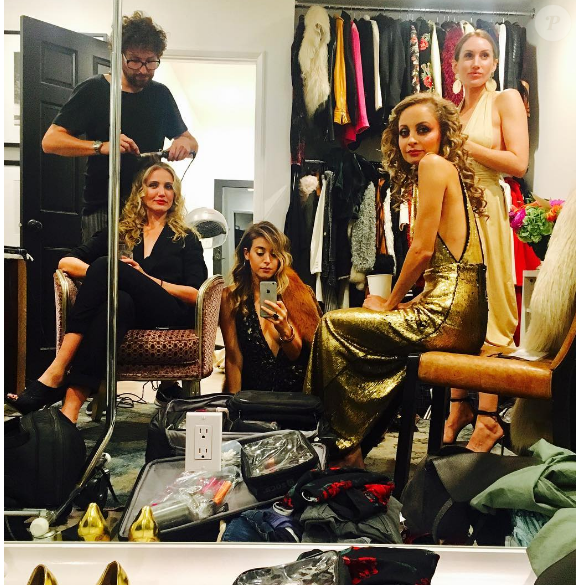Nicole Richie se prépare pour sa soirée d'anniversaire avec ses copines. Photo publiée sur Instagram le 25 septembre 2016