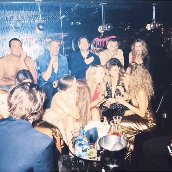 Nicole Richie fête ses 35 ans entourée de tous ses célèbres amis lors d'une soirée disco à l'hôtel The Standard. Image extraite d'une vidéo publiée sur Instagram le 25 septembre 2016