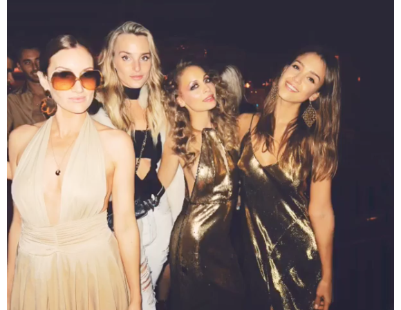 Nicole Richie fête ses 35 ans entourée de tous ses célèbres amis dont Jessica Alba lors d'une soirée disco à l'hôtel The Standard. Image extraite d'une vidéo publiée sur Instagram le 25 septembre 2016