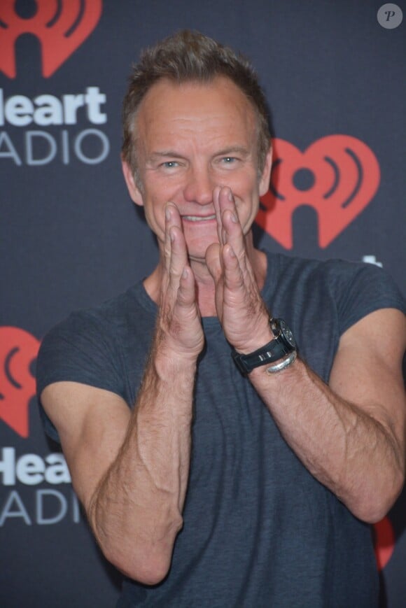Sting à la soirée Festival de musique iHeartRadio au T-Mobile Arena à Las Vegas, le 24 septembre 2016 © Marcel Thomas via Zuma/Bestimage