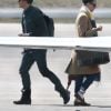 Katy Perry et Orlando Bloom repartent en jet privé d'Aspen après avoir assisté au mariage de leur amie Jamie Schneider, le 10 avril 2016