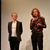 Patrick Poivre d'Arvor (PPDA), le cardiologue Frédéric Saldmann et Nathalie Kosciusko-Morizet (NKM) à la seconde édition des "Trophées du bien être" organisée au théâtre de la Gaîté-Montparnasse à Paris le 26 septembre 2016 @Coadic Guirec
