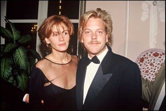 Kiefer Sutherland et Julia Roberts au Festival de Deauville en 1990