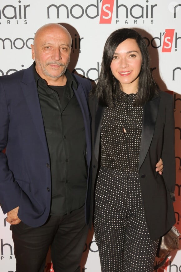 Exclusif - Guillaume Bérard (cofondateur de Mod's Hair) et Sylvie Hoarau (du groupe Brigitte) - Inauguration du nouveau salon de coiffure "Studio" de Mod's Hair" à Paris, le 26 septembre 2016. © CVS/Bestimage