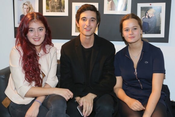 Exclusif - Lucie Fragedet, Orféo Campanella, Camille Aguilar - Inauguration du nouveau salon de coiffure "Studio" de Mod's Hair" à Paris, le 26 septembre 2016. © CVS/Bestimage