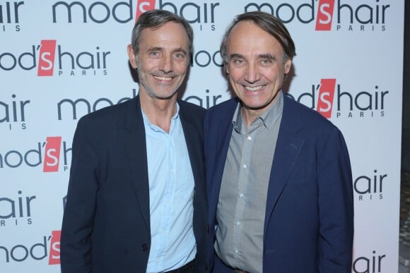 Exclusif - Alain Viot (président de Mod's Hair) et son frère Jean-François Viot - Inauguration du nouveau salon de coiffure "Studio" de Mod's Hair" à Paris, le 26 septembre 2016. © CVS/Bestimage
