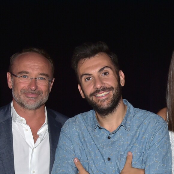 Exclusif - Laurent Ournac, le Professeur David Nocca et les bénévoles de la Ligue Contre l'Obésité Séverine Turion Lejeune, Marion Puech et Alexandrine Robert lors de la soirée au Domaine de Verchant à Montpellier. Le 10 septembre 2016. © Giancarlo Gorassini / Bestimage