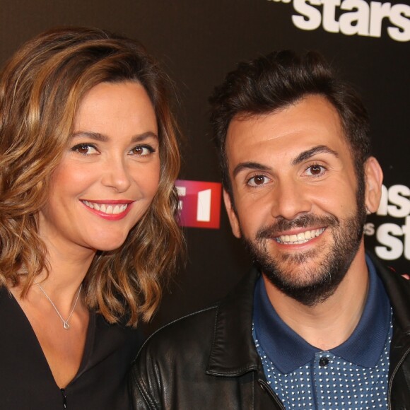 Sandrine Quétier et Laurent Ournac au photocall de l'émission "Danse Avec Les Stars - Saison 7" à Boulogne-Billancourt, le 28 septembre 2016. © Denis Guignebourg/Bestimage