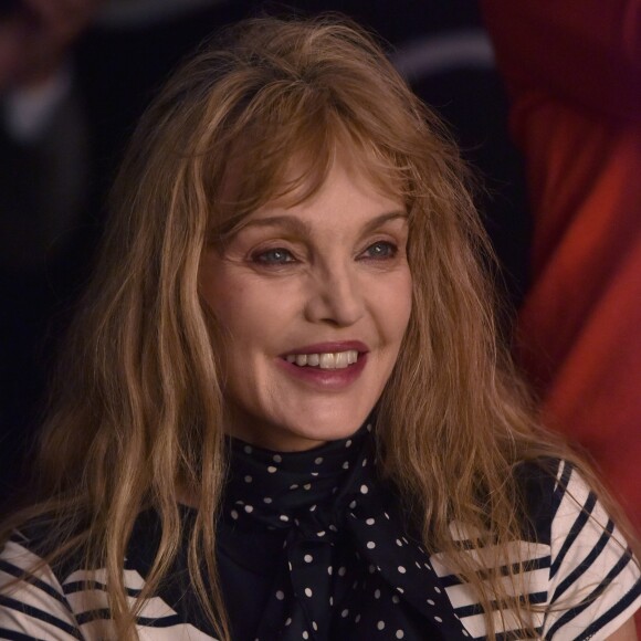 Arielle Dombasle durant la cérémonie de clôture du 1er Festival International du Film Culte de Trouville-sur-Mer le 18 juin 2016