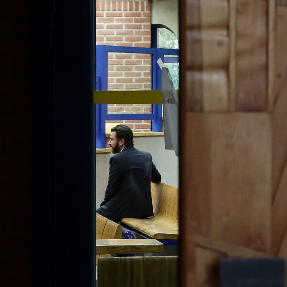 Procès de Michaël Youn au TGI de Bobigny, pour usage de fusée ou artifice au Stade de France lors de la dernière finale de la Coupe de France entre le PSG et l'OM. Le 30 septembre 2016. © Stéphane Lemouton / BestImage