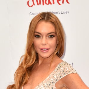 Lindsay Lohan au Butterfly Ball, à Londres, le 22 juin 2016.