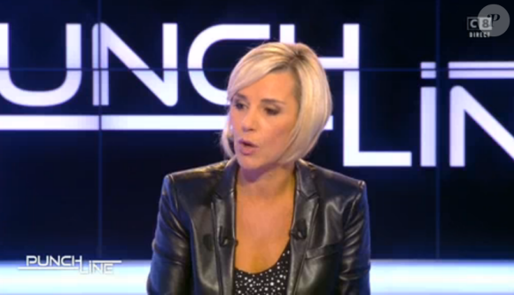 Laurence Ferrari interviewe Nathalie Kosciusko-Morizet dans "Punchline" sur C8. Le 2 octobre 2016.