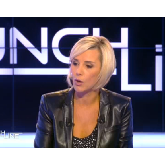 Laurence Ferrari interviewe Nathalie Kosciusko-Morizet dans "Punchline" sur C8. Le 2 octobre 2016.