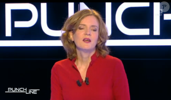 Laurence Ferrari interviewe Nathalie Kosciusko-Morizet dans "Punchline" sur C8. Le 2 octobre 2016.