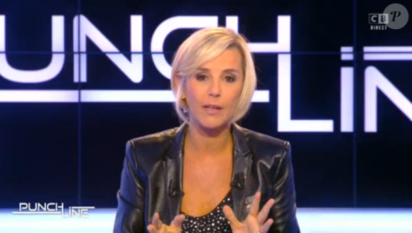 Laurence Ferrari interviewe Nathalie Kosciusko-Morizet dans "Punchline" sur C8. Le 2 octobre 2016.