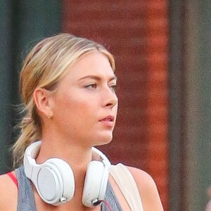 Maria Sharapova sort de son cours de gym à New York City le 13 septembre 2016.