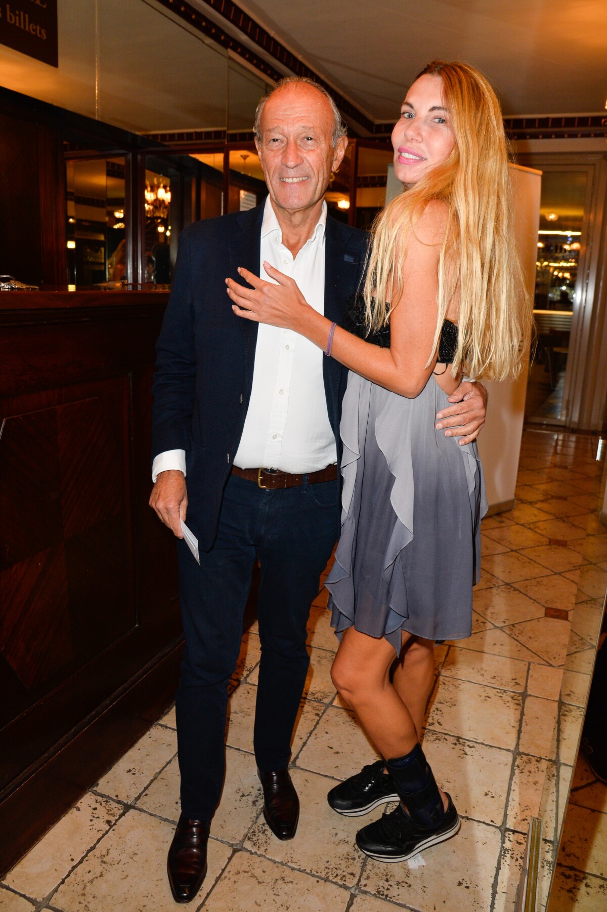 Photo Exclusif Thierry Gaubert et une amie Remise du prix de La