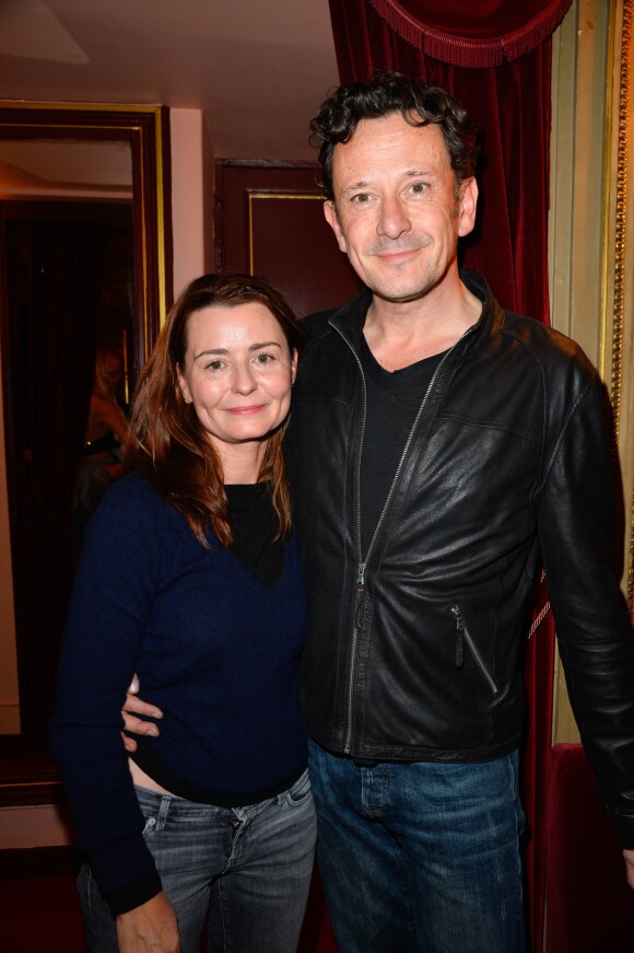 Exclusif - Christelle Reboul et Thierry Harcourt - Remise du prix de La Fondation Barrière au Théâtre du Palais Royal pour la piéce "Edmond" à Paris le 4 octobre 2016. © Coadic Guirec/Bestimage