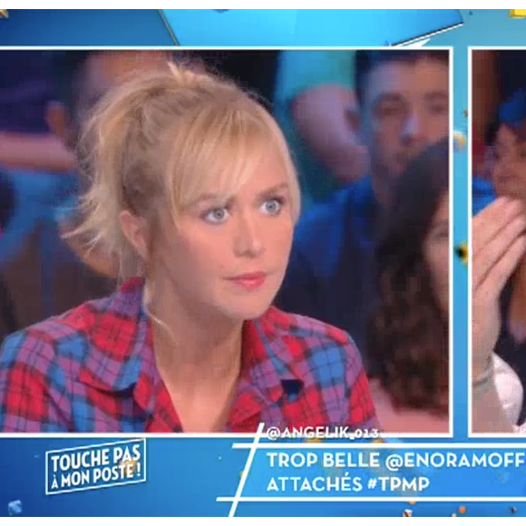 Jean-Michel Maire gaffe sur le couple d'Enora Malagré. "Touche pas à mon poste" sur C8. Le 5 octobre 2016.