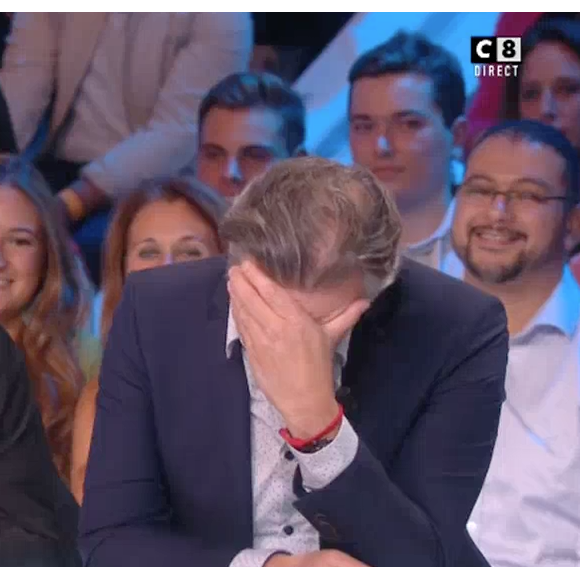 Jean-Michel Maire gaffe sur le couple d'Enora Malagré. "Touche pas à mon poste" sur C8. Le 5 octobre 2016.