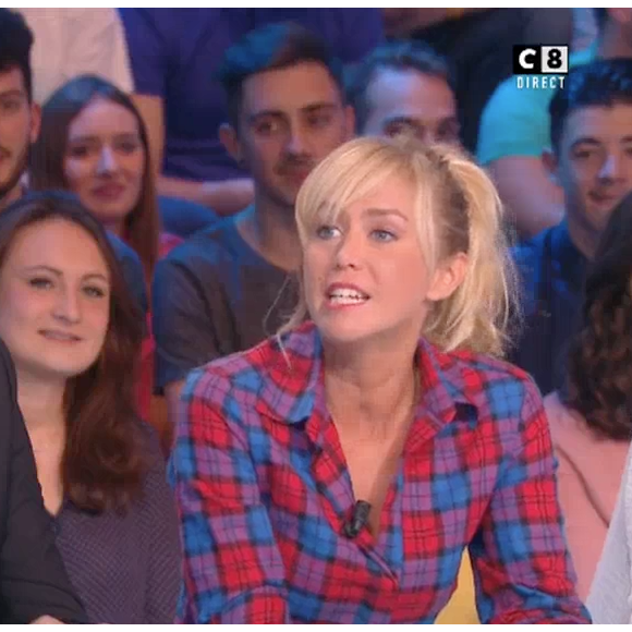 Jean-Michel Maire gaffe sur le couple d'Enora Malagré. "Touche pas à mon poste" sur C8. Le 5 octobre 2016.