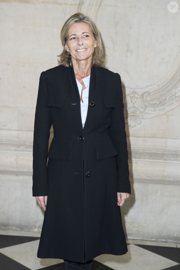 Claire Chazal - People au défilé de mode "Christian Dior", collection prêt-à-porter Printemps-Eté 2017 à Paris, le 30 septembre 2016. © Olivier Borde/Bestimage
