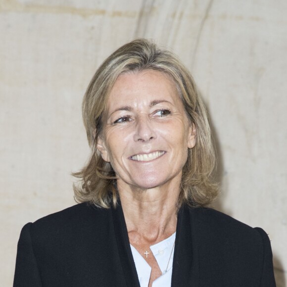 Claire Chazal - People au défilé de mode "Christian Dior", collection prêt-à-porter Printemps-Eté 2017 à Paris, le 30 septembre 2016. © Olivier Borde/Bestimage