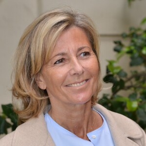 Claire Chazal à la conférence de presse de la Flamme Marie Claire à l'hôtel Marois dans les salons France-Amériques à Paris le 14 juin 2016.