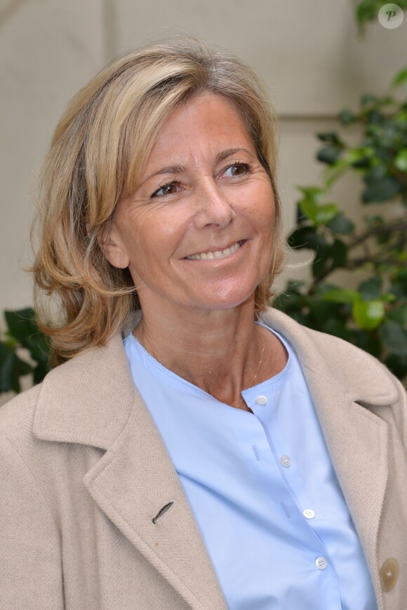 Claire Chazal à la conférence de presse de la Flamme Marie Claire à l'hôtel Marois dans les salons France-Amériques à Paris le 14 juin 2016.