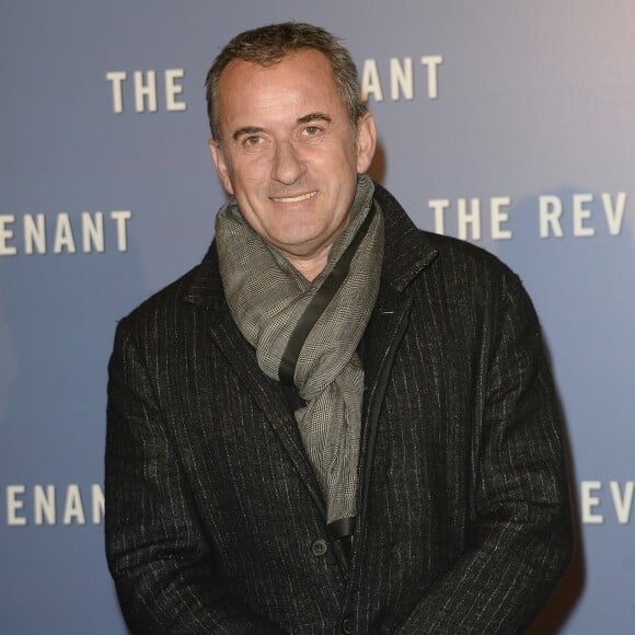 Christophe Dechavanne à l'avant-première du film "The Revenant" au Grand Rex à Paris, le 18 janvier 2016