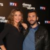 Sandrine Quétier et Laurent Ournac au photocall de l'émission "Danse Avec Les Stars - Saison 7" à Boulogne-Billancourt, le 28 septembre 2016