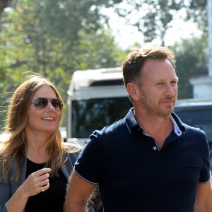 Geri Halliwell et son mari Christian Horner à Londres, 14 septembre 2016