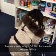 Nehuda des "Anges 8" en train de faire les boutiques pour son bébé sur Snapchat, lundi 10 octobre 2016