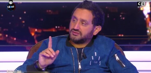 Cyril Hanouna, dans "Jusqu'au bout de la nuit", vendredi 14 octobre 2016, sur C8